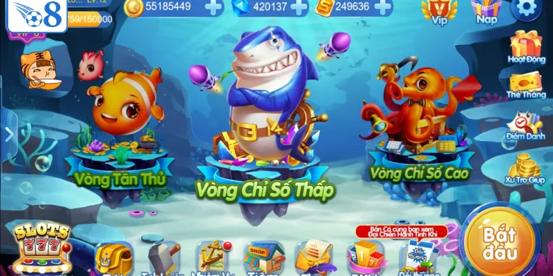 Bắn Cá O8 – Săn Cá Online Đồ Họa Đẹp, Thưởng Cực Hấp Dẫn 1 Bắn cá mang đến trải nghiệm thú vị